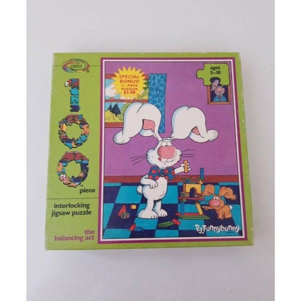 Vintage 1989 Ceaco 100 Piece Interlocking Jigsaw Puzzle Size 11"x15" New Sealed